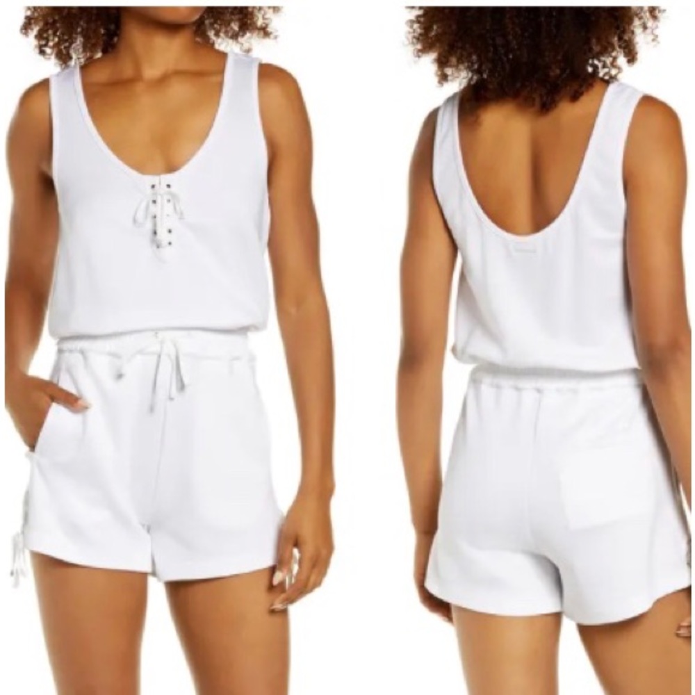 Blanc Noir romper shorts
